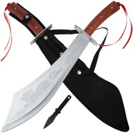 VEĽKÝ MAČETOVÝ DRAČÍ NOŽ MEČ 52 CM + vrh N618 VEĽKÝ MAČETOVÝ DRAČÍ NOŽ MEČ 52 CM + vrh N618