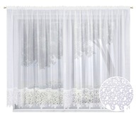 ZÁCLONA S GUIPURURE 400x160 s guipure 20cm Rovná ZÁCLONA S GUIPURURE 400x160 s guipure 20cm Rovná