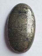 FUSIMA Markazitový kabošon ~3,8x2,2 cm č.3 FUSIMA Markazitový kabošon ~3,8x2,2 cm č.3