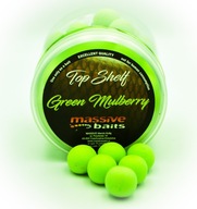 Massive Baits POP-UPS Green Mulberry plávajúce guličky 14mm 200ml Massive Baits POP-UPS Green Mulberry plávajúce guličky 14mm 200ml