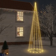 VidaXL kužeľový vianočný stromček 1134 LED diód v teplej bielej farbe VidaXL kužeľový vianočný stromček 1134 LED diód v teplej bielej farbe