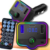 BLUETOOTH 5.0 VYSIELAČ DO AUTO ROZHOVORY RÁDIO 2x USB 1x TYP C DIAĽKOVÉ BLUETOOTH 5.0 VYSIELAČ DO AUTO ROZHOVORY RÁDIO 2x USB 1x TYP C DIAĽKOVÉ