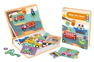 Magnetické puzzle dopravné prostriedky ako darček pre dieťa