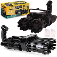 BUBLINOVÝ STROJ MINIGUN SVETLÁ Bazooka GUN