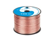 Reproduktorový kábel 2x 0,2 mm 100 m drôt (1049)