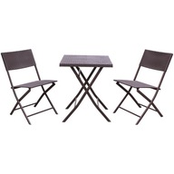 SET ZÁHRADNÉHO NÁBYTKU BALKÓN TERASA 3el Bronz SET ZÁHRADNÉHO NÁBYTKU BALKÓN TERASA 3el Bronz