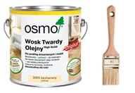OSMO 3065 Tvrdý voskový olej SEMIMAT 3l + štetec OSMO 3065 Tvrdý voskový olej SEMIMAT 3l + štetec