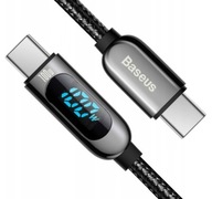 BASEUS USB-C KÁBEL S METROM RÝCHLE NABÍJANIE TYP-C 100W QC 4.0 5A 2M BASEUS USB-C KÁBEL S METROM RÝCHLE NABÍJANIE TYP-C 100W QC 4.0 5A 2M