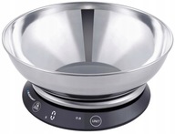 Kuchynská váha Blaupunkt s miskou do 5kg 1g 3xAAA Kuchynská váha Blaupunkt s miskou do 5kg 1g 3xAAA
