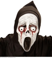 Scream maska ​​s kapucňou pre dieťa na Halloween