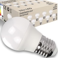 10x LED ŽIAROVKA ÚSPORA ENERGIE G45 E27 8W 640lm 6000K STUDENÁ BIELA 10x LED ŽIAROVKA ÚSPORA ENERGIE G45 E27 8W 640lm 6000K STUDENÁ BIELA