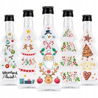 5x FĽAŠA NA VIANOČNÝ STROMČEK 200 ml VIANOČNÁ FĽAŠA NA LIKÉROVÉ LIKÉRY + UZÁVER 5x FĽAŠA NA VIANOČNÝ STROMČEK 200 ml VIANOČNÁ FĽAŠA NA LIKÉROVÉ LIKÉRY + UZÁVER