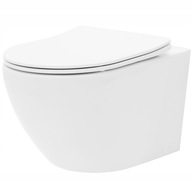 CARLO Mini FLAT závesná WC misa REA CARLO Mini FLAT závesná WC misa REA