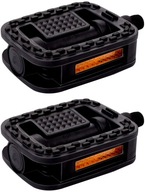 Pedále na platformu MTB BLACK DUNLOP PLASTIC STEEL Pedále na platformu MTB BLACK DUNLOP PLASTIC STEEL