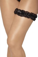 Čierny čipkovaný podväzok model 6810 Roxana Čierny čipkovaný podväzok model 6810 Roxana