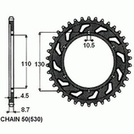 Yamaha YZF FZS Fazer Sunstar SUNR1-5474-45 ozubené koleso Yamaha YZF FZS Fazer Sunstar SUNR1-5474-45 ozubené koleso