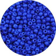 Malé korálky SEEDS Soutache BLUE 2mm 20g