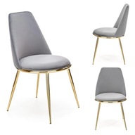 Stolička Golden Legs Glamour K460 Ash Velvet Stolička Golden Legs Glamour K460 Ash Velvet