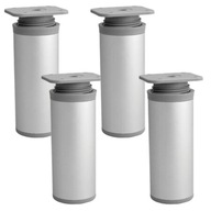 4x NÁBYTKOVÁ NOHA NASTAVITEĽNÁ NÁBYTKOVÁ NOHA fi-40mm H-6cm H-60 okrúhle 4x NÁBYTKOVÁ NOHA NASTAVITEĽNÁ NÁBYTKOVÁ NOHA fi-40mm H-6cm H-60 okrúhle