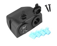 Prídavná zásuvka pre zapaľovač, 2x USB 3.1 nabíjačka Prídavná zásuvka pre zapaľovač, 2x USB 3.1 nabíjačka