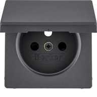 Doska Berker Q1 Q3 s krytom zásuvky 2p+, antracit Doska Berker Q1 Q3 s krytom zásuvky 2p+, antracit