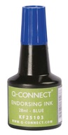 Razítkovací atrament Q-CONNECT 28ml modrý