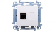 S.10 Comp.zásuvka x1 RJ45 kat.5e biela C51.0111 S.10 Comp.zásuvka x1 RJ45 kat.5e biela C51.0111