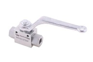 2-cestný hydraulický guľový ventil 2/2 - 1/4"BSP s montážnymi otvormi 500 2-cestný hydraulický guľový ventil 2/2 - 1/4"BSP s montážnymi otvormi 500