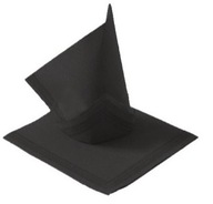 Papierový obrúsok čierny 38x38 cm 50 ks