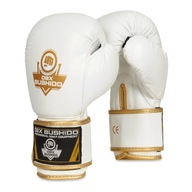 10 oz KOŽENÉ BOXERSKÉ RUKAVICE - BUSHIDO - BIELE 10 oz KOŽENÉ BOXERSKÉ RUKAVICE - BUSHIDO - BIELE