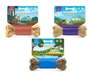 Temptation Chewing Bone sada žuvacích kostí jeleňa, prepelice a pstruha 12cm Temptation Chewing Bone sada žuvacích kostí jeleňa, prepelice a pstruha 12cm