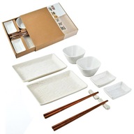 KERAMICKÝ SUSHI SET PRE 2 OSOBY 10 EL BÉŽ KERAMICKÝ SUSHI SET PRE 2 OSOBY 10 EL BÉŽ