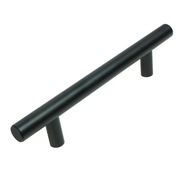 Okrúhla nábytková rukoväť, hliník, čierna 128 mm Okrúhla nábytková rukoväť, hliník, čierna 128 mm