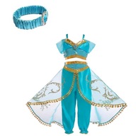 OUTFIT JEDNORÁZOVÝ KOSTÝM PRINCESS JASMINE JASMINE ALADDIN 5-7 rokov OUTFIT JEDNORÁZOVÝ KOSTÝM PRINCESS JASMINE JASMINE ALADDIN 5-7 rokov