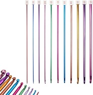 11 kusov sada háčikov na háčkovanie 2 - 8 mm / dĺžka 27 cm 11 kusov sada háčikov na háčkovanie 2 - 8 mm / dĺžka 27 cm