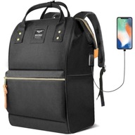 Batoh Himawari, taška na notebook 13,3 cm + USB, veľká kapacita