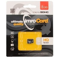 8GB pamäťová karta Imro micro-SDHC micro-SD CLASS10