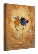Sam Toft Tanec šťastia Nástenná maľba 30x40 cm Sam Toft Tanec šťastia Nástenná maľba 30x40 cm