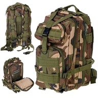 Vojenský turistický taktický batoh 25L maskáčový Vojenský turistický taktický batoh 25L maskáčový