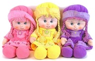 VEĽKÁ handrová bábika ZUZIA HOVORÍ a SPIEVA po poľsky