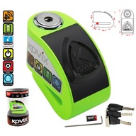 KOVIX KD6 ZÁMKA NA MOTORKU fluo zelená KOVIX KD6 ZÁMKA NA MOTORKU fluo zelená