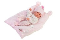 Bábika 63556 baby Bimba na ružovom vankúšiku, 35 cm