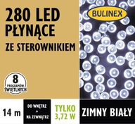 Žiarivky BULINEX 280LED, tečúca biela, 8 programov