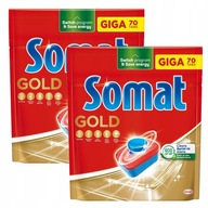SOMAT Gold Tablety do umývačky riadu 2x70 ks