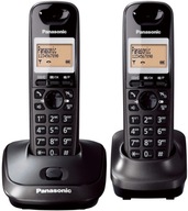 Panasonic KX-TG2512 Phone 2 slúchadlá čierny LCD