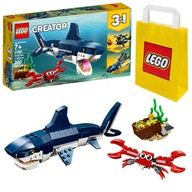 LEGO BLOCKS | CREATOR 31088 MORSKÉ TVORBY 3 V 1 DEŇ DETÍ + TAŠKA LEGO BLOCKS | CREATOR 31088 MORSKÉ TVORBY 3 V 1 DEŇ DETÍ + TAŠKA