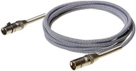 Kábel mikrofónový kábel XLR - XLR Pletený PVC+PP kryt 3 METRE