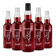 5x Monopoly fľaša 500ml na víno, mušt, tinktúry 5x Monopoly fľaša 500ml na víno, mušt, tinktúry