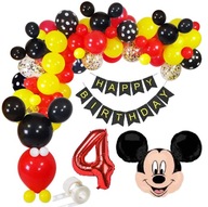 BALÓNKY k narodeninám 4-ročného MICKEY MOUSE BALÓNKY k narodeninám 4-ročného MICKEY MOUSE
