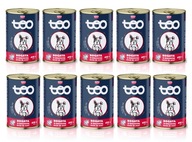 TEO mokré krmivo pre psov bohaté na hovädzie mäso 415g x10 TEO mokré krmivo pre psov bohaté na hovädzie mäso 415g x10